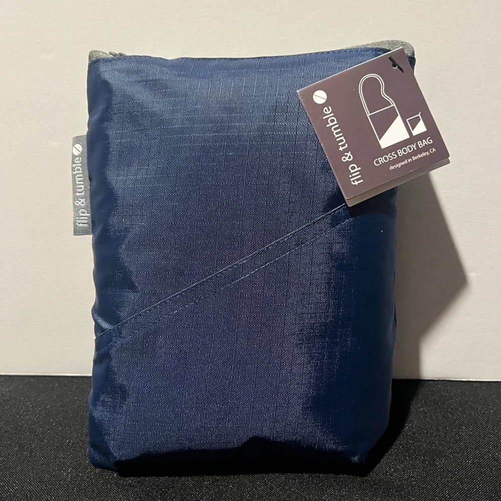 Flip & Tumble - Cross Body Bag (Navy Blue) - Picture 1 of 3